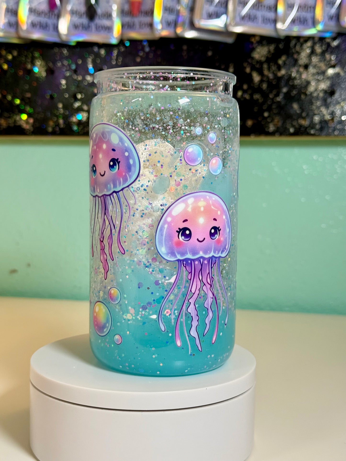 Jellyfish 16oz Lava Snowglobe