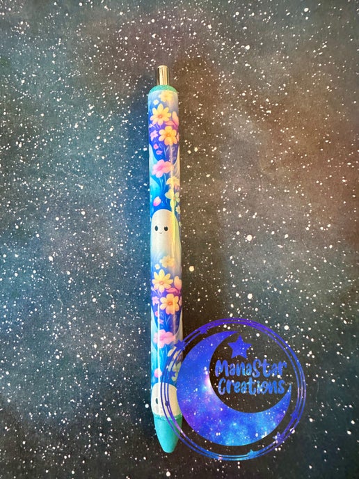 Summerween Ghost Epoxy Pen – Spooky Meets Elegant