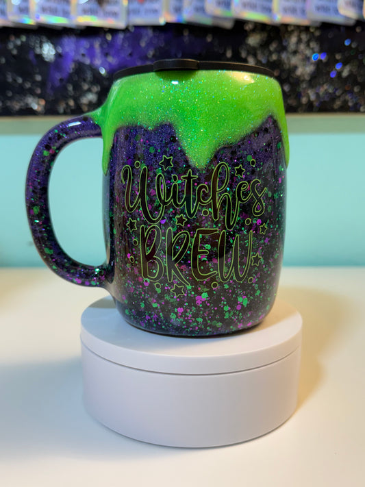 14oz Mug ONLY(Green drip glows!)