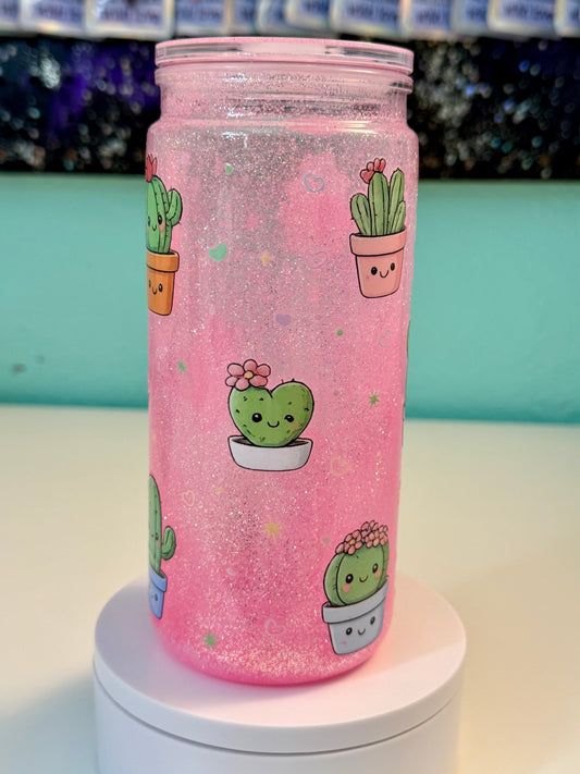 16oz cactus snowglobe