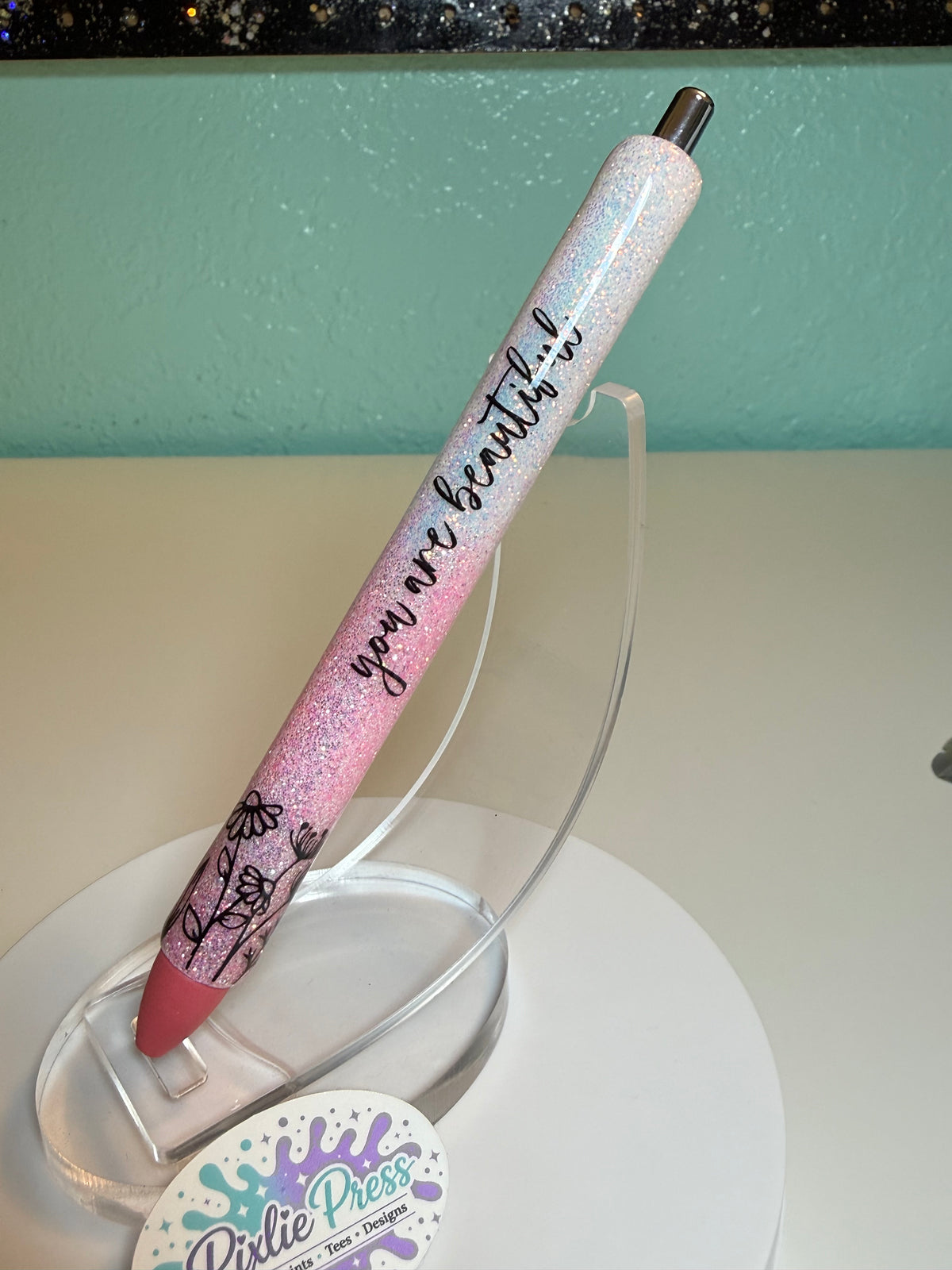 Inspirational Glitter Pen