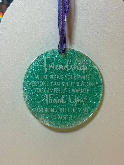 Acrylic Friendship Ornament