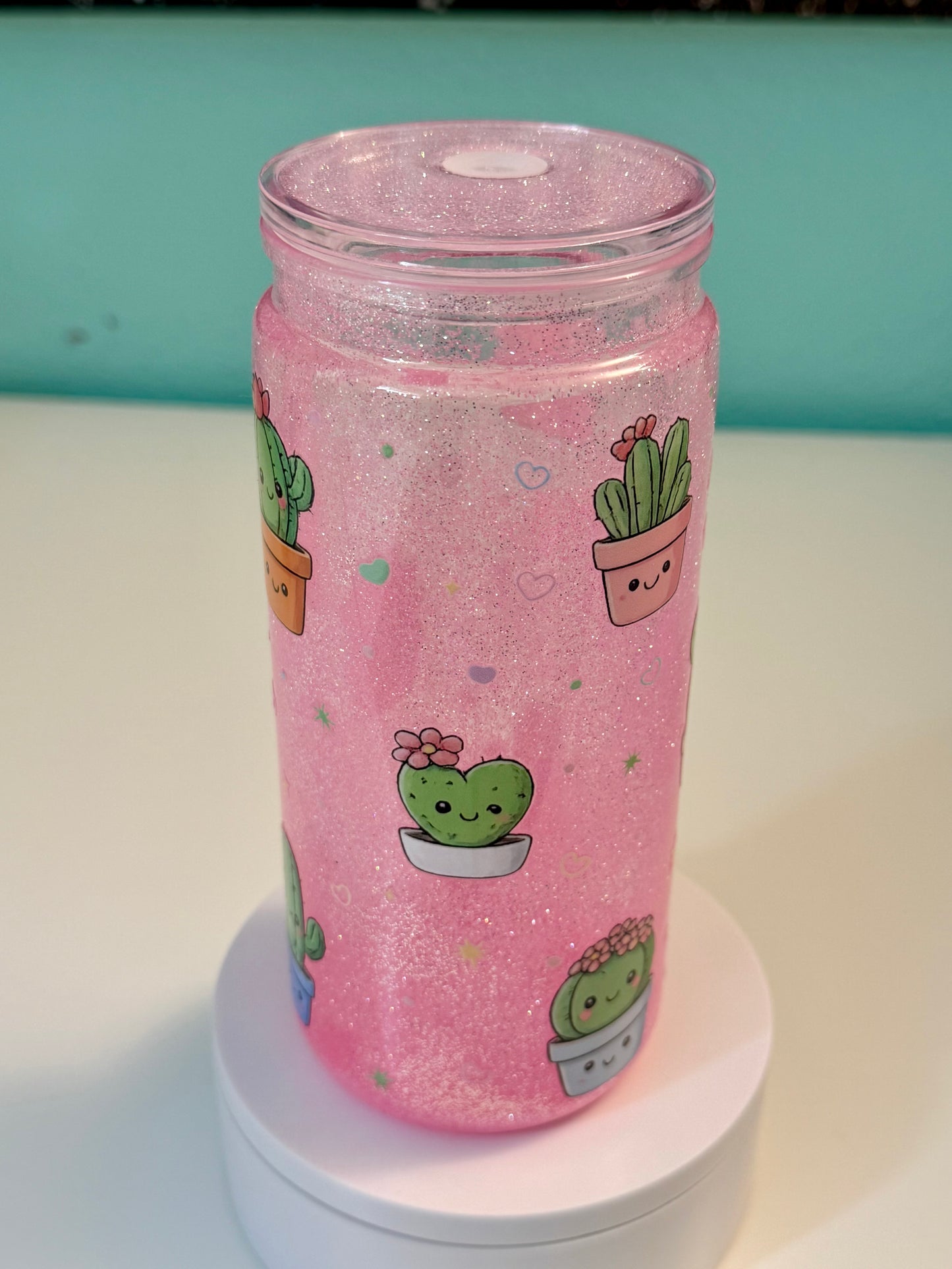 16oz cactus snowglobe