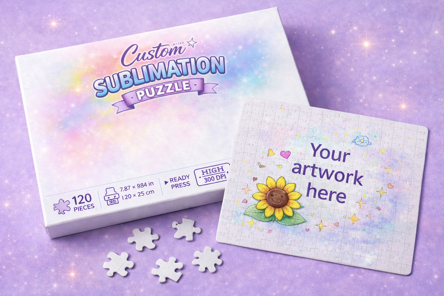 Custom Photo Puzzle – 120 Piece Sublimation Puzzle