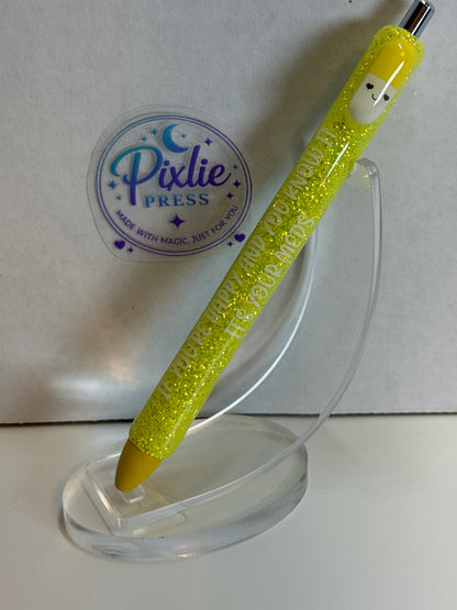 Chill Pill Epoxy Pens – Colorful Refillable Gel Pens