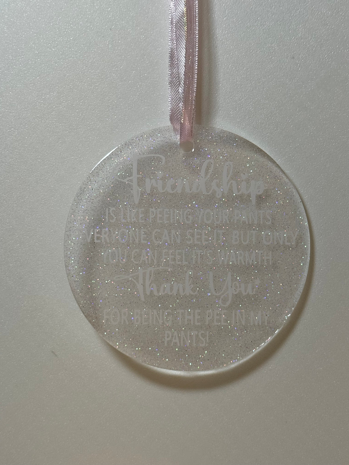 Acrylic Friendship Ornament