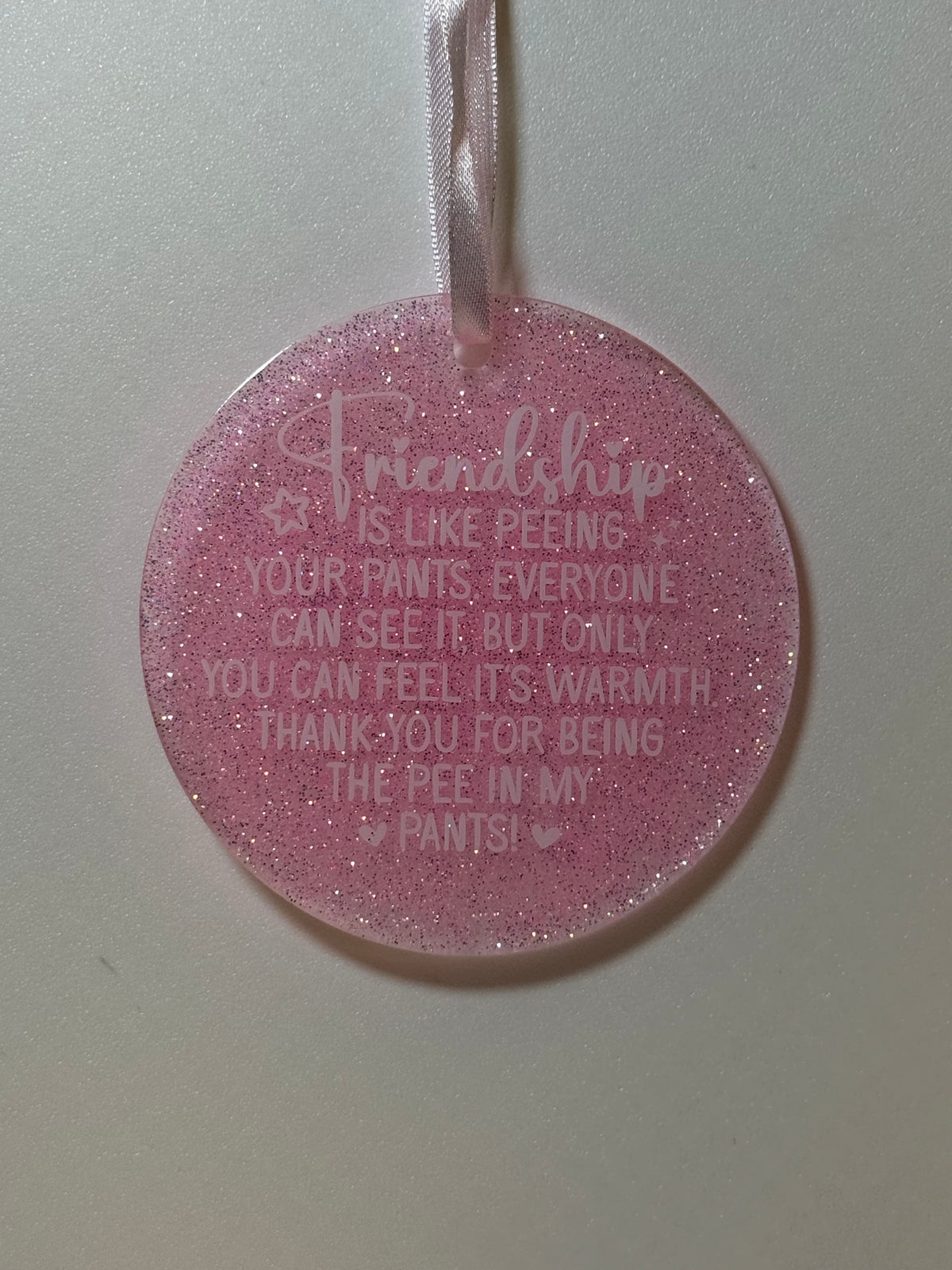 Acrylic Friendship Ornament