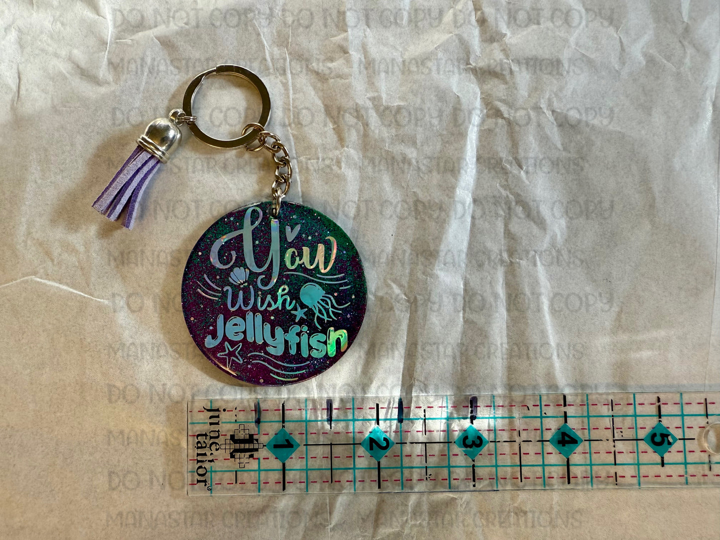 You wish Jellyfish! Acrylic Keychain – Fun & Quirky Marine-Inspired Accessory