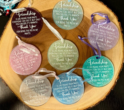 Acrylic Friendship Ornament