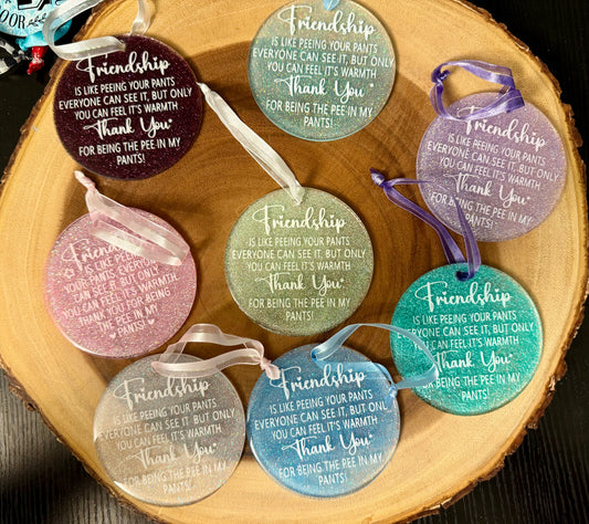Acrylic Friendship Ornament