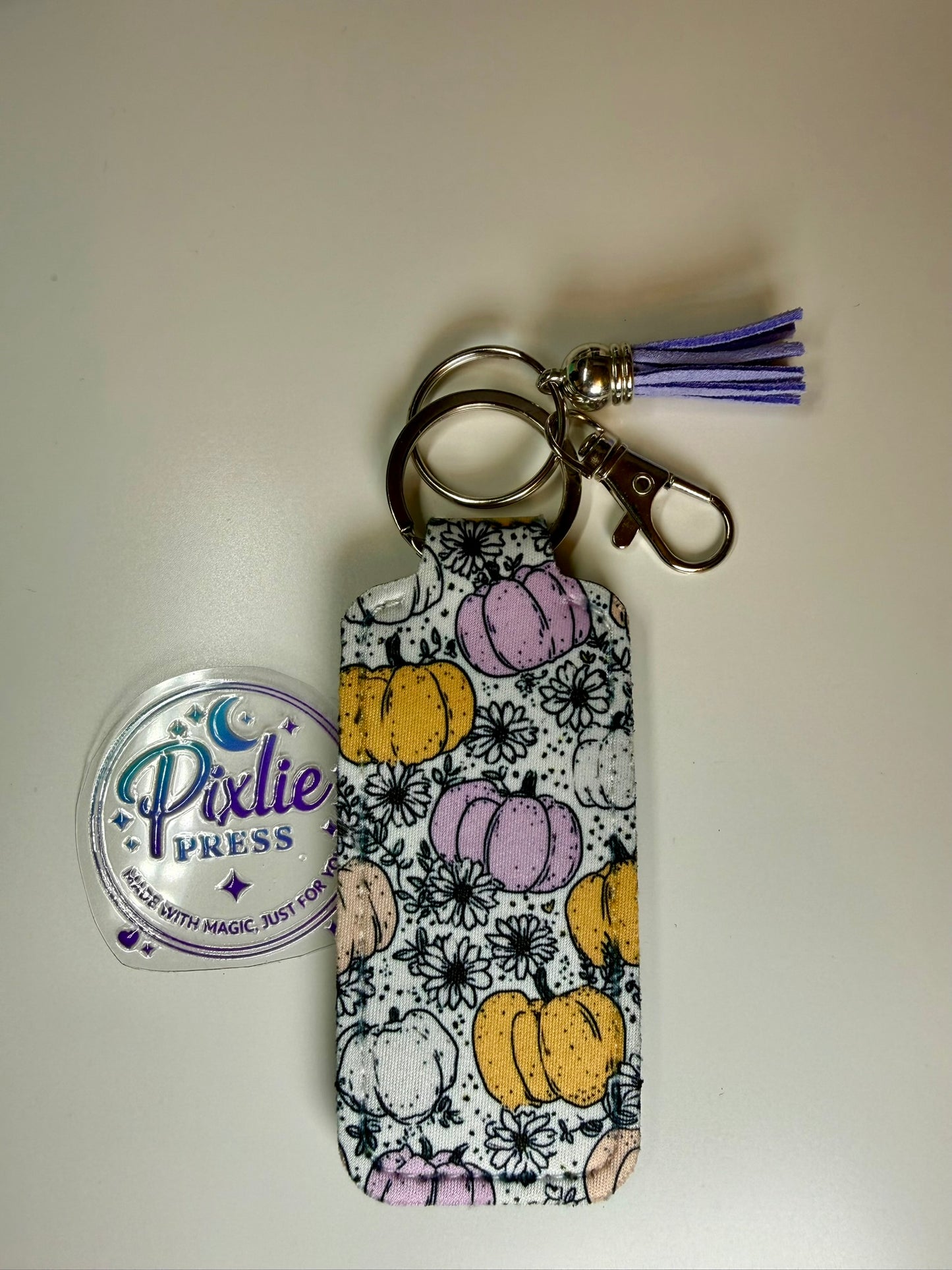 Neoprene Universal Lipbalm Holder- Checkers