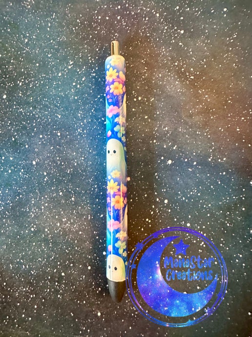 Summerween Ghost Epoxy Pen – Spooky Meets Elegant